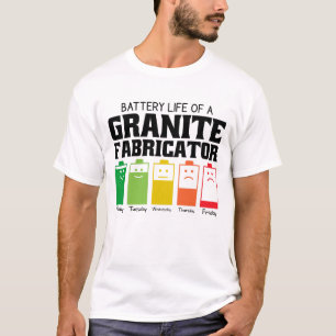 Camiseta Autonomia Da Bateria De Um Fabricador Granito
