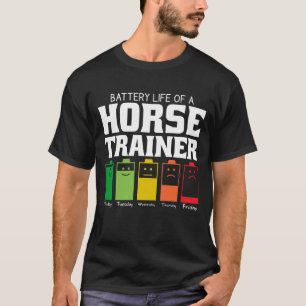 Camiseta Autonomia Da Bateria De Um Formador De Cavalo