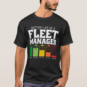 Camiseta Autonomia Da Bateria De Um Gerente De Frota