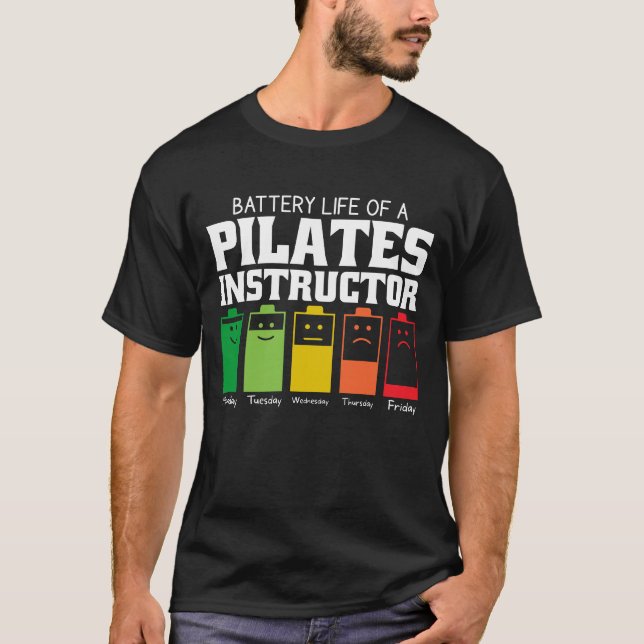Camiseta Autonomia Da Bateria De Um Instrutor De Pilatos (Frente)