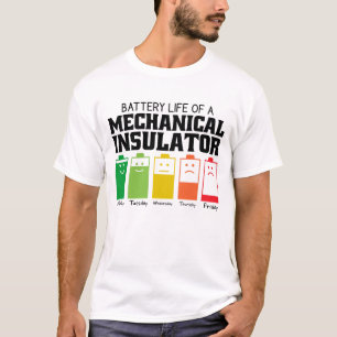 Camiseta Autonomia Da Bateria De Um Insulador Mecânico
