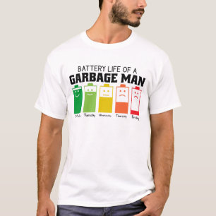 Camiseta Autonomia Da Bateria De Um Lixo
