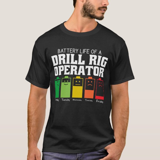 Camiseta Autonomia Da Bateria De Um Operador De Fio (Frente)
