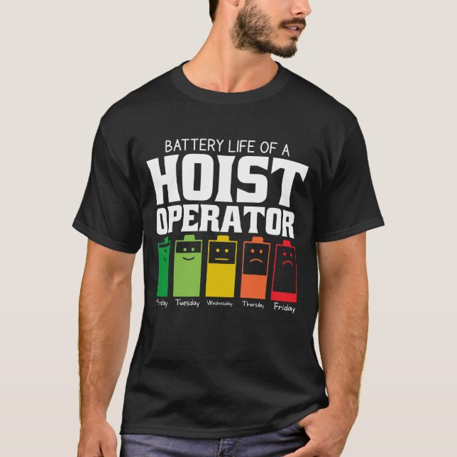 Camiseta Autonomia Da Bateria De Um Operador De Gato (Frente)