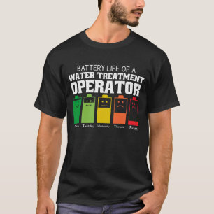 Camiseta Autonomia Da Bateria De Um Operador De Tratamento