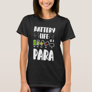 Camiseta Autonomia Da Bateria De Um Paraeducador Para Assis