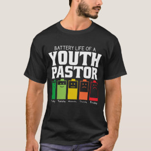 Camiseta Autonomia Da Bateria De Um Pastor Juvenil