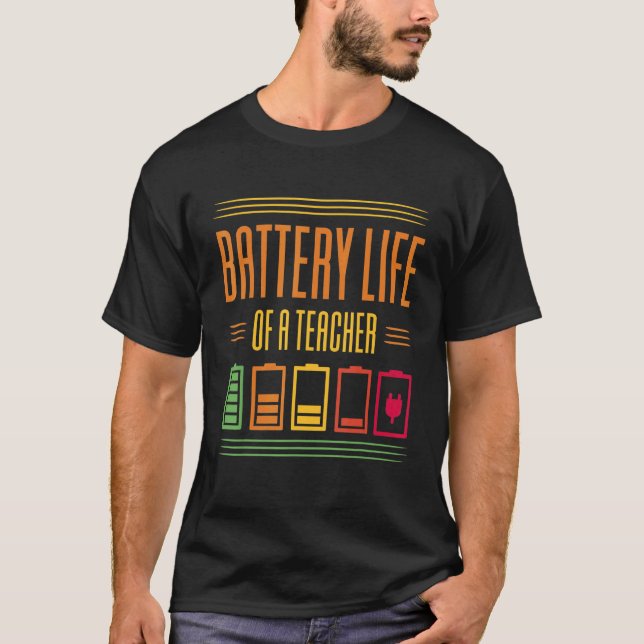 Camiseta Autonomia Da Bateria De Um Professor (Frente)