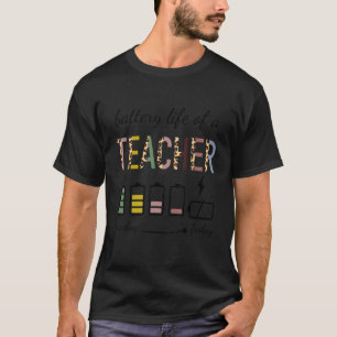 Camiseta Autonomia Da Bateria De Um Professor 100 Dias De E