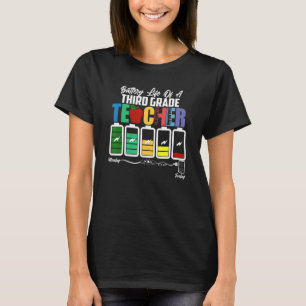 Camiseta Autonomia Da Bateria De Um Professor De Terceiro G