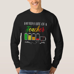 Camiseta Autonomia Da Bateria De Um Professor Vida 1