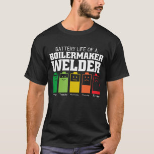 Camiseta Autonomia Da Bateria De Um Soldador De Fabricantes