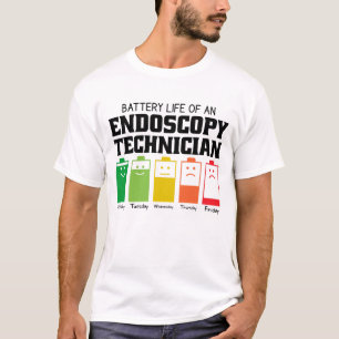 Camiseta Autonomia Da Bateria De Um Técnico De Endoscopia