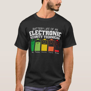 Camiseta Autonomia Da Bateria De Um Técnico De Segurança El