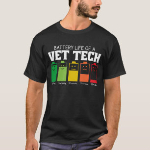 Camiseta Autonomia Da Bateria De Um Técnico De Vet
