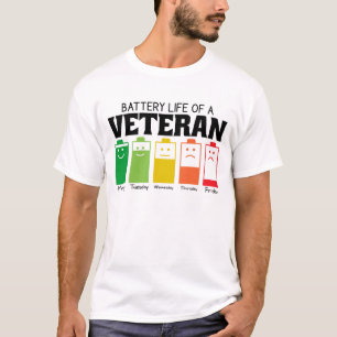 Camiseta Autonomia Da Bateria De Um Veterano