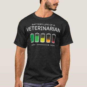 Camiseta Autonomia da bateria de um veterinário amigo Vet T