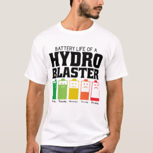Camiseta Autonomia Da Bateria De Uma Bateria De Hidrocarbon