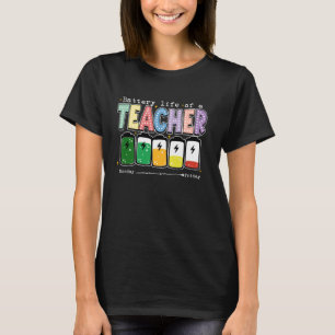 Camiseta Autonomia da bateria de uma sala de aula engraçada