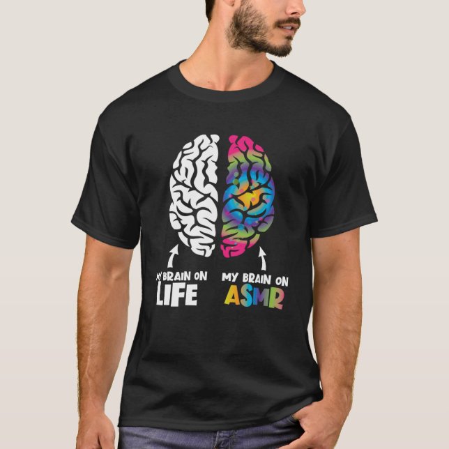 Camiseta Autonomous Sensory Meridian Tingle Whisper  ASMR B (Frente)