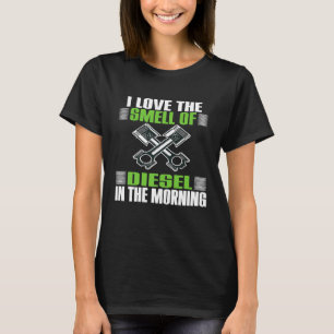 Camiseta Autooficina Mecânica De Carro A Gasóleo Eu Adoro O