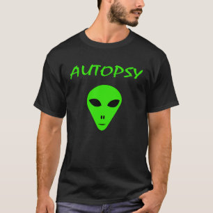 Camiseta autópsia da alienígena