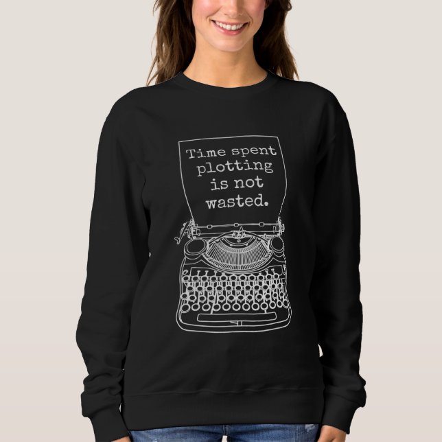 Camiseta Autor de Escritor Novelist Tempo Gasto Plotting Co (Frente)
