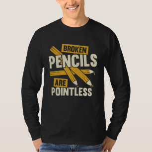 Camiseta Autor do Livro Lápis Quebrados São Inúteis