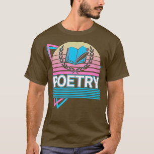 Camiseta Autor do Poeta Poeta Poética da Poeta Poética Retr