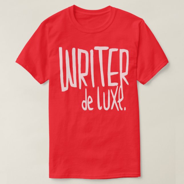 Camiseta Autor-escritor Novelist (Frente do Design)