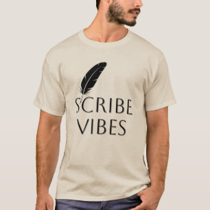 Camiseta Autor Escritor Poeta Vibes de Escriba