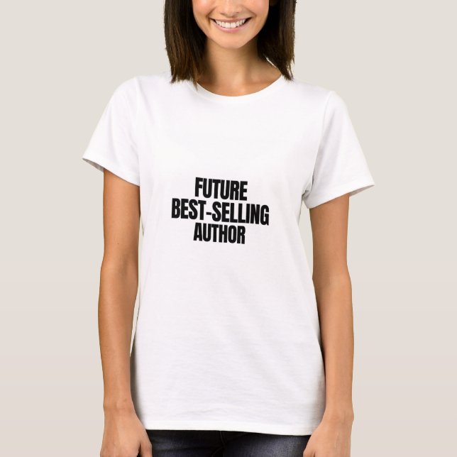 Camiseta Autor futuro mais vendido (Frente)