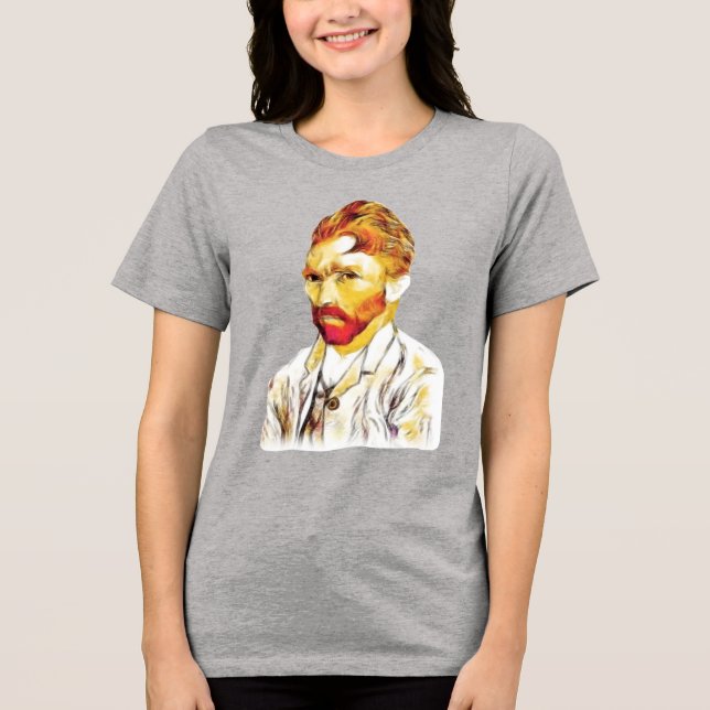 Camiseta Autoretrato Van Gogh - Cabelo Do (Frente)