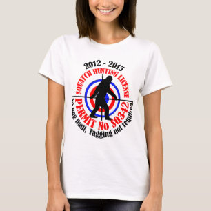 Camiseta autorização de caça de esquartejamento
