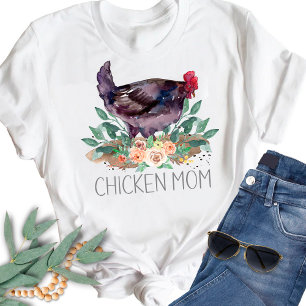 Camiseta Autorização de cultivo de galinha-mãe biológica