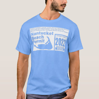 Camiseta Autorização de transporte rodoviário de nantucket