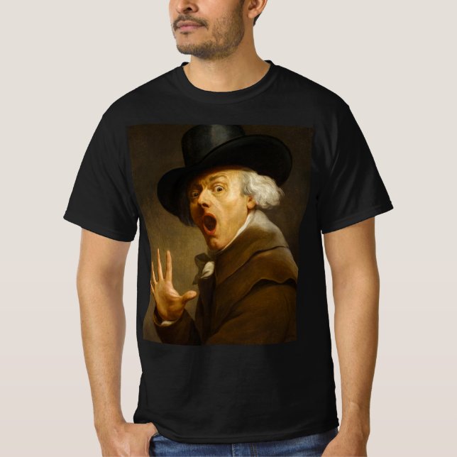 Camiseta Autorretrato, a surpresa de Joseph Ducreux (Frente)