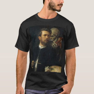 Camiseta Autorretrato com a morte como um falhado (por Böck