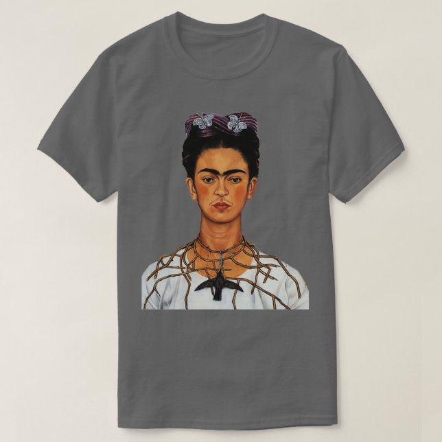 Camiseta Autorretrato de Frida Kahlo (Frente do Design)