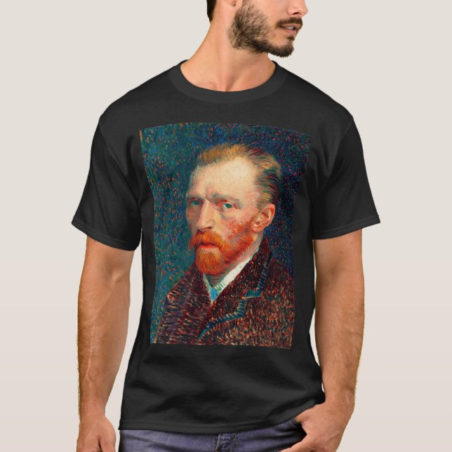 Camiseta Autorretrato de Vincent van Gogh (Frente)