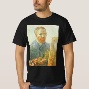 Camiseta Autorretrato na frente de Easel, Vincent van Gogh