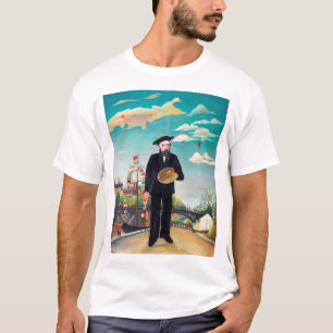 Camiseta autorretrato, paisagem, Rousseau