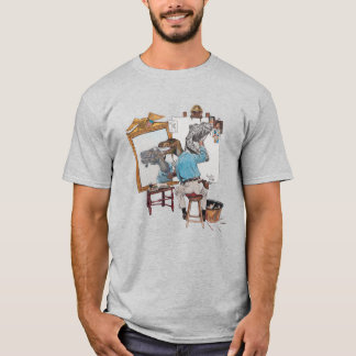 Camiseta Autorretrato Triplo de Velociraptor