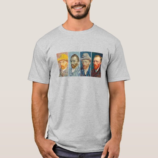 Camiseta Autorretratos de Van Gogh (Frente)