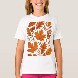 Camiseta Autumn Botanic - Folhas de outono