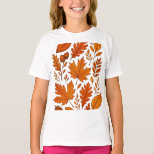 Camiseta Autumn Botanic - Folhas de outono