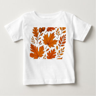 Camiseta Autumn Botanic - Folhas de outono