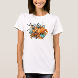 Camiseta Autumn Breeze, Pumpkins Por Favor
