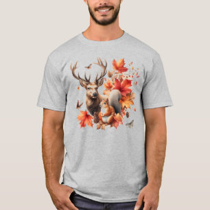 Camiseta Autumn Deer Fall