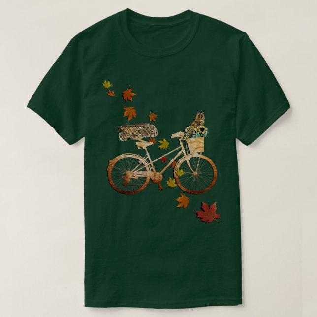 Camiseta Autumn Deixa Corujas Cutes Para A Queda88 (Frente do Design)